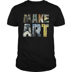 Make Art Humor Painting Shirt
